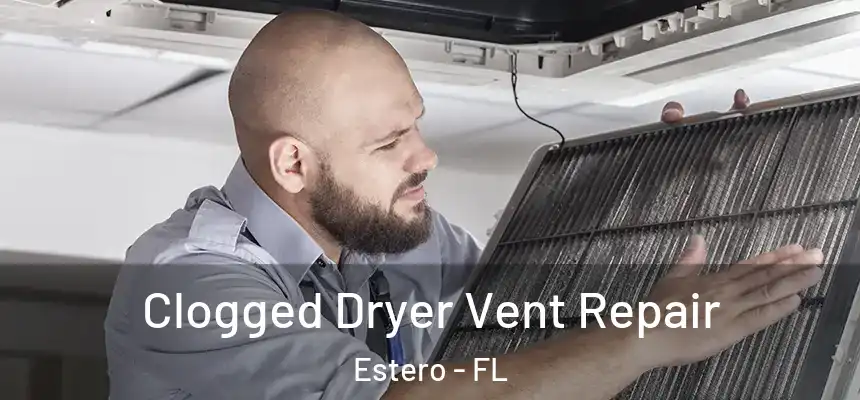 Clogged Dryer Vent Repair Estero - FL